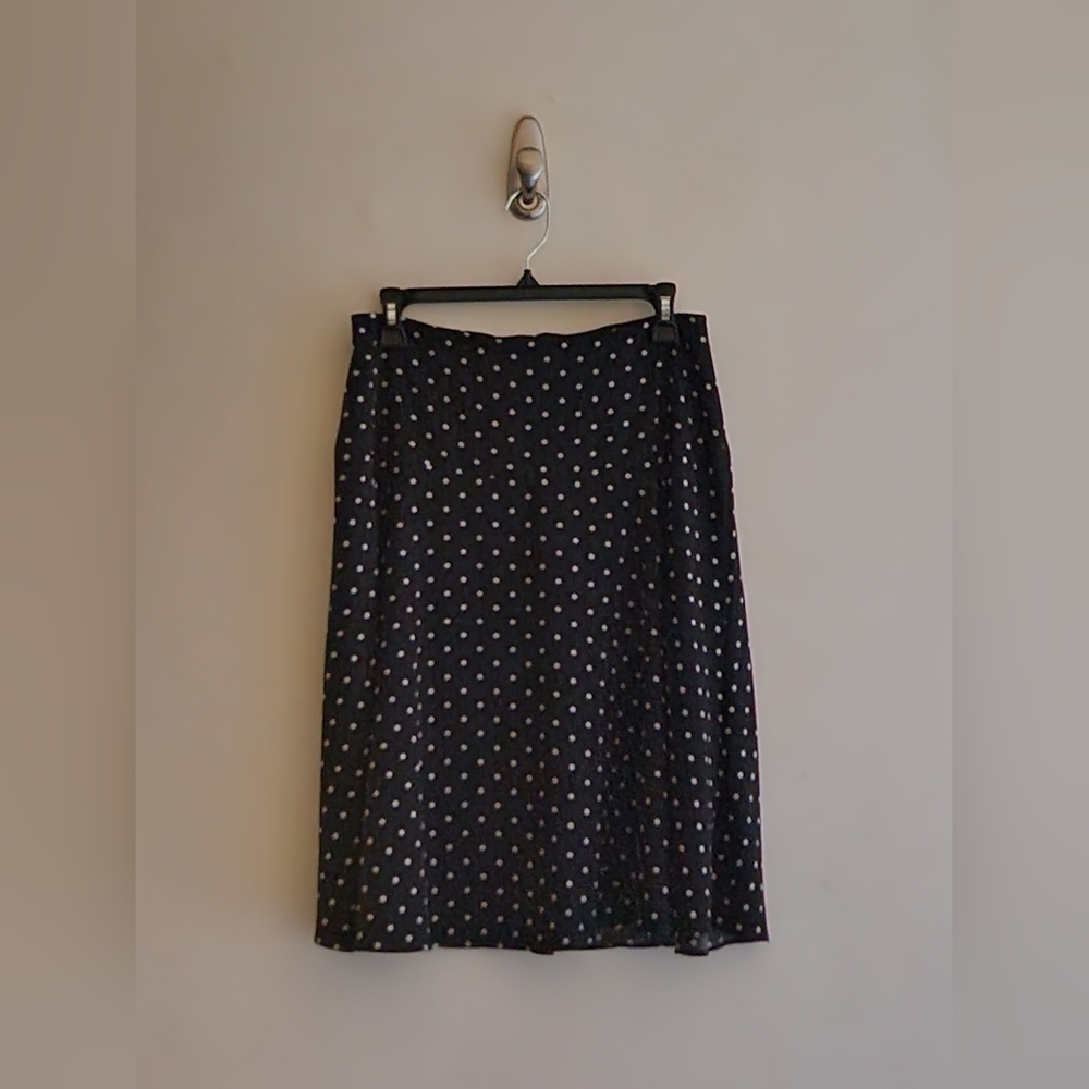 White House Black Market Polka-Dot Skirt